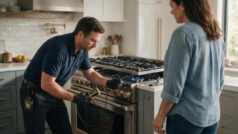 Wolf Gas Range Oven Has Gas Odor During Use