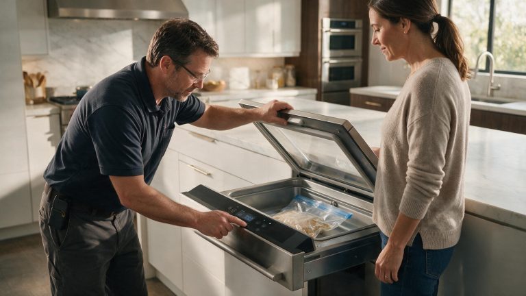 Wolf Vacuum Seal Drawer Beeps and Will Not Start a Vacuum